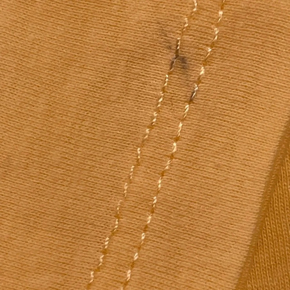 GUDETAMA by SANRIO NWOT Sleeve Graphic T-Shirt in Yellow - Picture 7 of 9